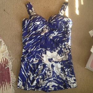 Women's One Piece Swimdress Swimsuit Plus Sizd XXL